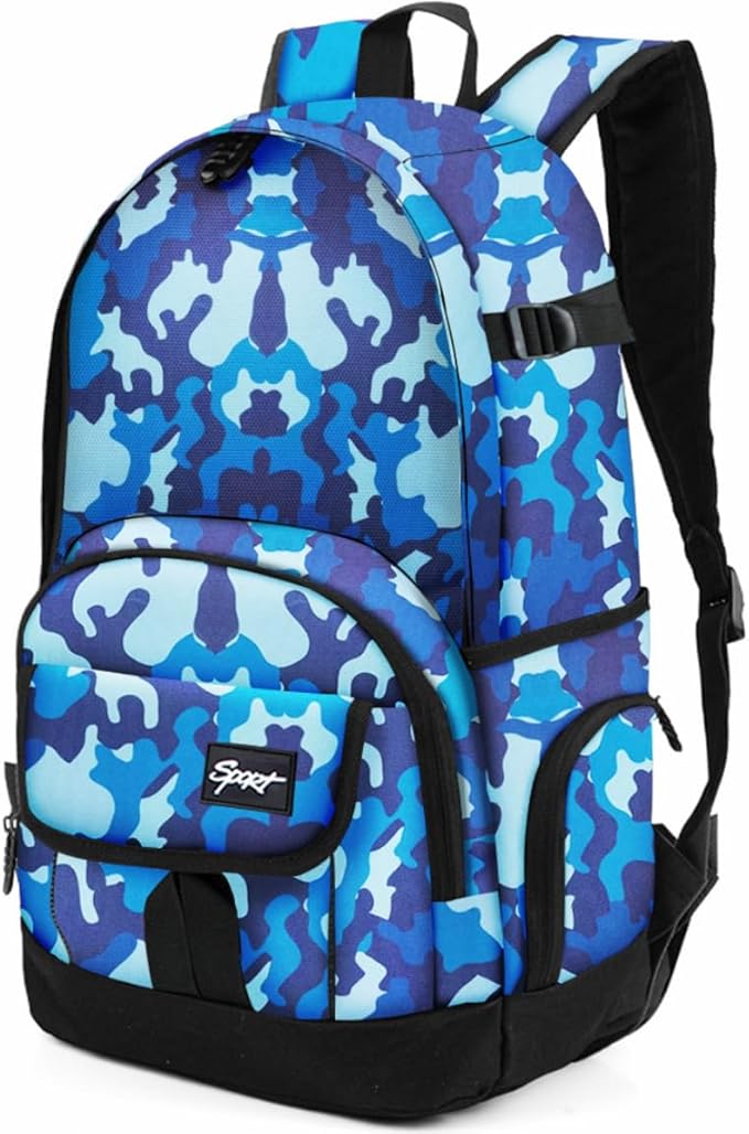 rickyh style School Backpack Travel Bag for Men & Women Lightweight College Back Pack with Laptop Compartmen