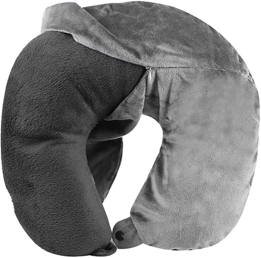Cloudz Washable Travel Neck Pillow Cover - Grey