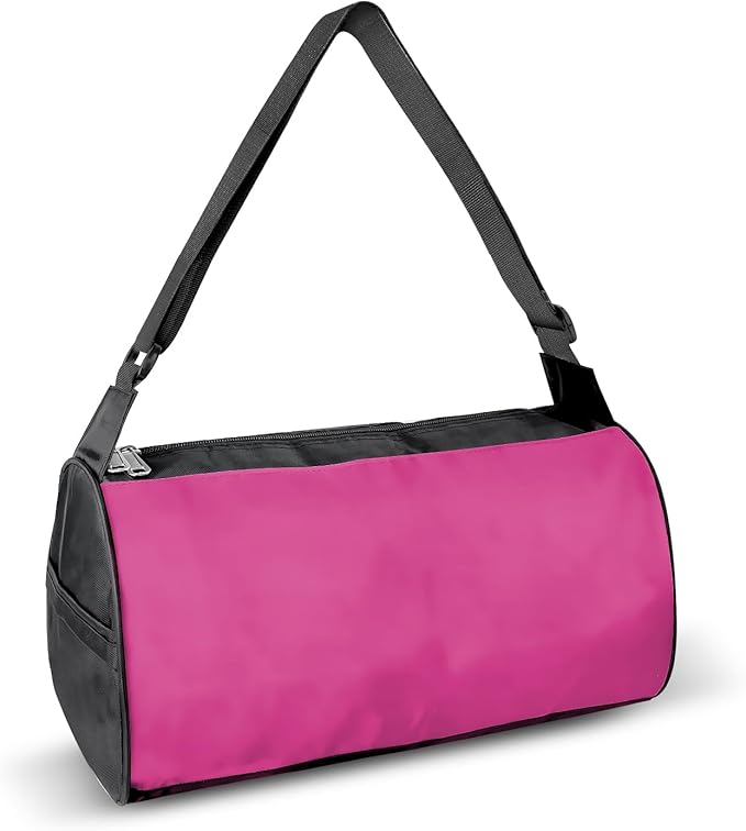 C&F BOGMOST Small Travel Duffel Bag Foldable Waterproof Gym Bag for Gym Beach Swim Bags Men Women Duffle Bag Lightweight Oxford Cloth Sports Bags -Rose Red