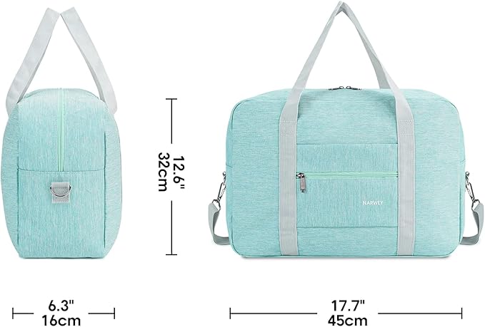 For Spirit Airlines Personal Item Bag 18x14x8 Foldable Travel Duffel Bag Tote Carry on Luggage Duffle Overnight for Women and Men