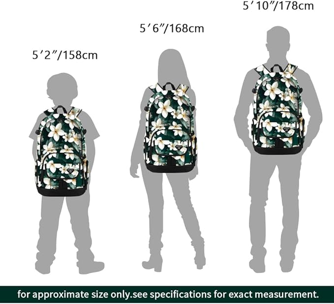 rickyh style School Backpack Travel Bag for Men & Women Lightweight College Back Pack with Laptop Compartmen