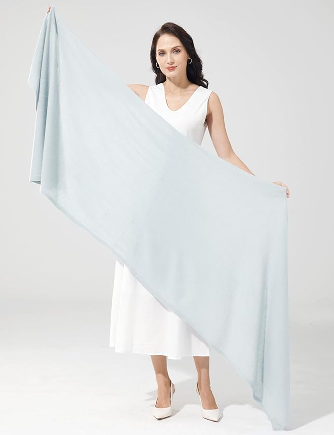 Soft Cashmere Blend Wrap Chic Scarf Stole for Women Wayfarer Travel Extra Large 87"x28"