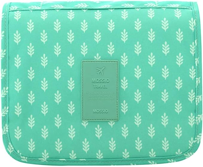 Mossio Hanging Toiletry Bag - Large Cosmetic Makeup Travel Organizer for Men & Women with Sturdy Hook