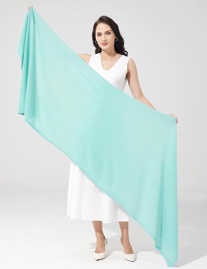Soft Cashmere Blend Wrap Chic Scarf Stole for Women Wayfarer Travel Extra Large 87"x28"