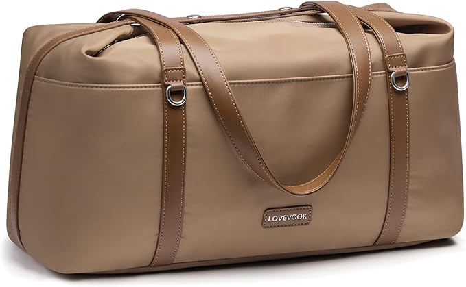 LOVEVOOK Gym Bag for Women, Small Sport Duffle with Shoe Compartment, Weekender Travel Tote for Work Yoga Workout