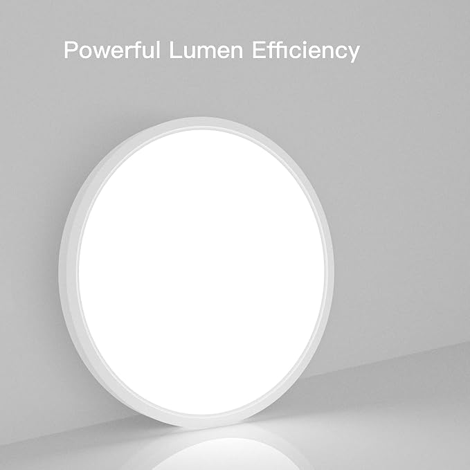 TALOYA Dimmable Flush Mount Ceiling Light,10Inch,20W,5CCT | LED Ceiling Light Fixture for Bedroom,Kitchen,Living Room,White