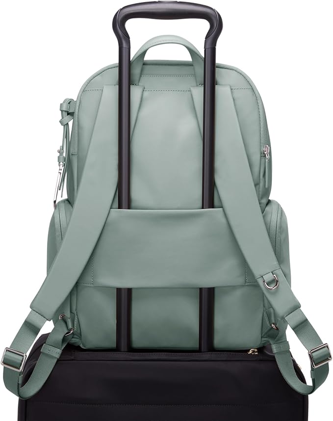 TUMI - Voyageur Celina Backpack - Women's Work and Travel Bag - 16.0" X 10.6" X 6.5" - Holds Up to 16" Laptop - Thyme