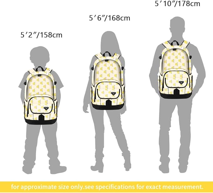 rickyh style School Backpack Travel Bag for Men & Women Lightweight College Back Pack with Laptop Compartmen