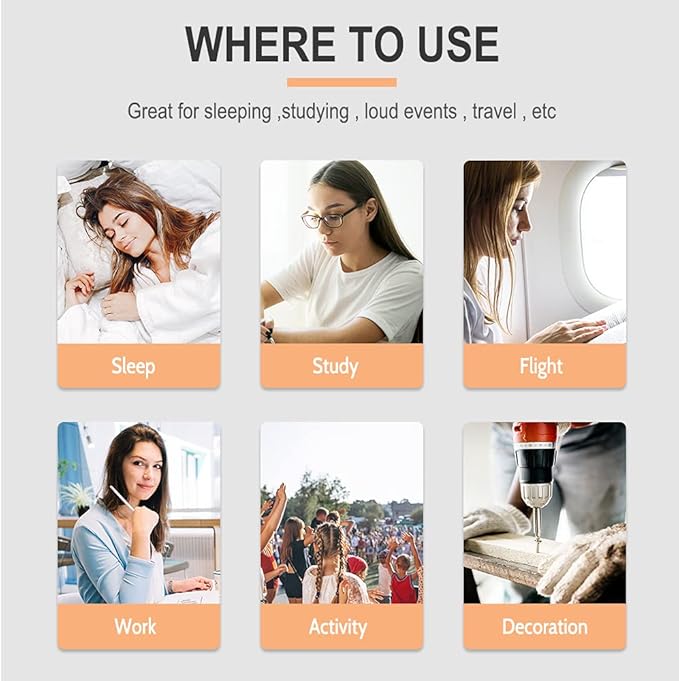 LYSIAN Foam Ear Plugs for Sleeping Small Ear Canals Women, Kids-35dB SNR Noise Cancelling Sleep Earplugs for Snoring, Work, Shooting, Studying, Light Beige Color-100 Pairs