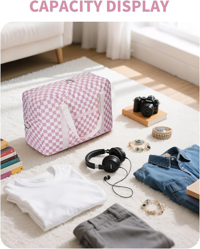 For Spirit Airlines Personal Item Bag 18x14x8 Foldable Travel Duffel Bag Tote Carry on Luggage Duffle Overnight for Women and Men