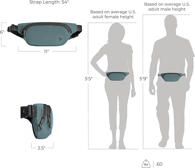 Travelon Anti-Theft The Voyages Waist Pack