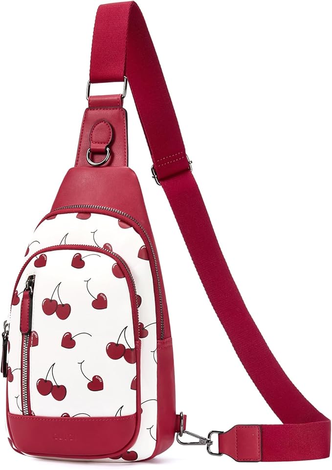 CLUCI Crossbody Bags for Women Men,Leather Sling Bag Cross Body Backpack for Woman Gifts for Women Birthday Unique