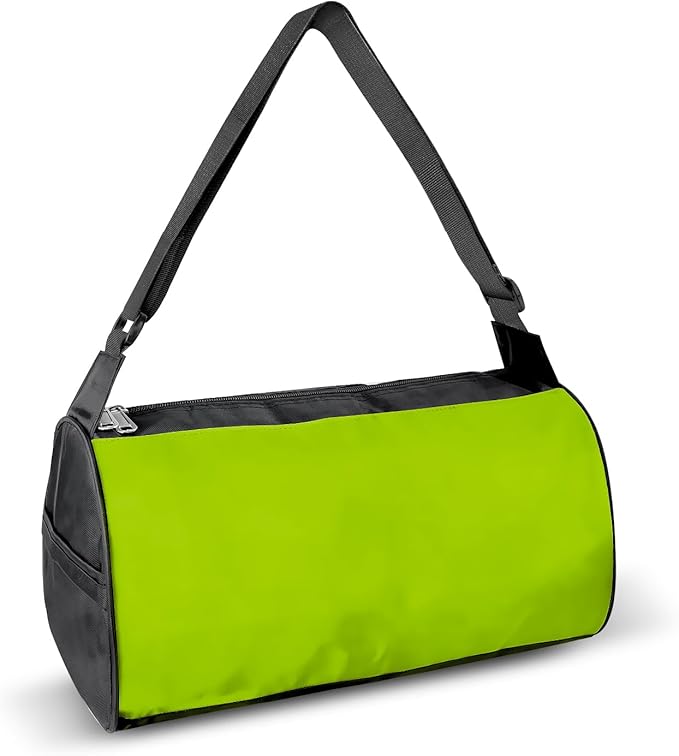 C&F BOGMOST Small Travel Duffel Bag with Shoe Compartment Foldable Waterproof Gym Bags for Gym Beach Swim Men Women Duffle Bags Lightweight Oxford Cloth Sports Bag-Fluorescent Green
