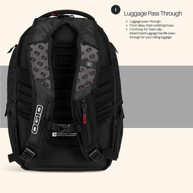 OGIO Renegade Backpack (Renegade, Black Pindot)
