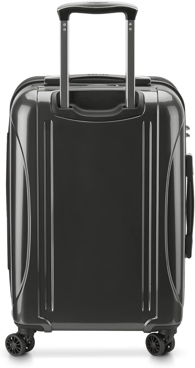 DELSEY PARIS Helium Aero Hardside Expandable Luggage with Spinner Wheels, Brushed Charcoal, 2-Piece Set (21/24)