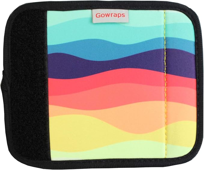 Luggage Tags for Suitcases-Suitcase Tags Identifiers Bulk Luggage Handle Wrap Luggage Tag/Identifiers/Marker Travel Accessories for Flying Airplane(Rainbow)