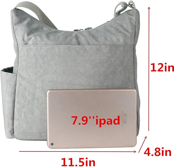 MHCNLL Crossbody Bag with Anti Theft RFID Pocket - Women Lightweight Water-Resistant Purse