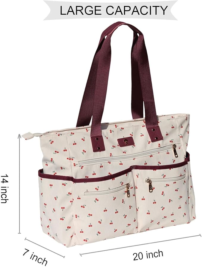 Weekender Bag Carry On Bag Overnight Tote Travel Duffle with 13 Pockets for Travel,Work，Gym,Beach,Teacher,Nurse