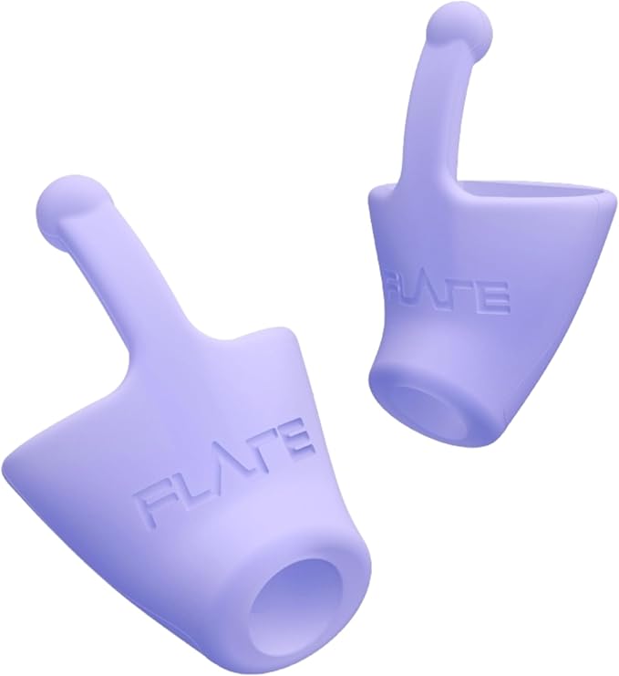 Flare Audio Calmer – Earplugs Alternative for Sound Sensitivity | Reduces Stress from Everyday Noise | No Muffling | Soft Reusable Silicone | Soft Purple | 1 Pair (Pack of 1)