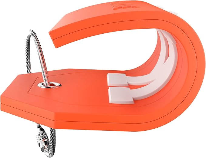 Shacke Initial Luggage Tag with Full Privacy Cover and Stainless Steel Loop – (Letter K)