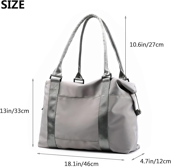 forestfish Duffle Tote Bag Weekender Bags For Women Travel With Trolley Sleeve | Travel, with Trolley Sleeve
