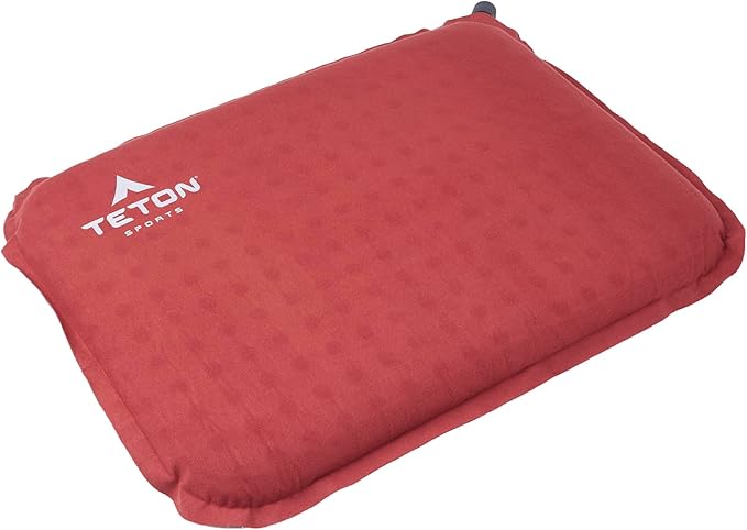 Teton Camping Seat Cushion; Stadium Seat; Office Chair; Car Pad; Inflatable, Redwood