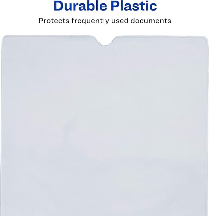 Avery File Envelopes, 4" x 6" Passport Holder, Holds up to 30 Sheets, 10 Clear Vinyl Envelopes (74806)