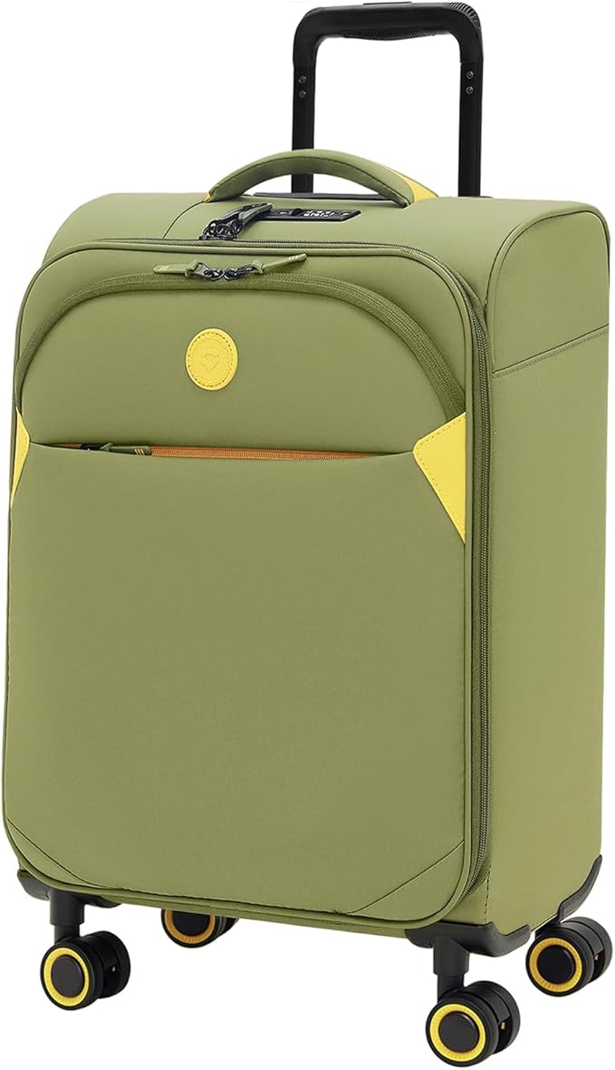 Verage Cambridge Lightweight Carry On Luggage,Softside Expandable Suitcase with Spinner Wheel (20-Inch, Green)