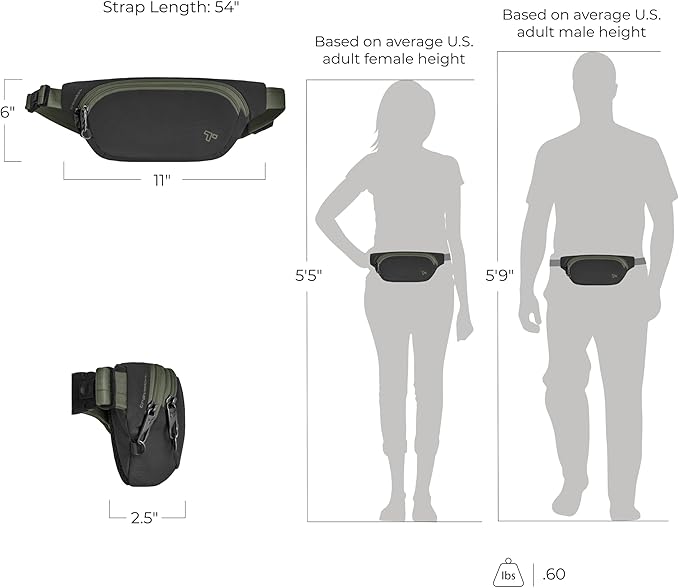 Travelon Anti-Theft The Voyages Waist Pack