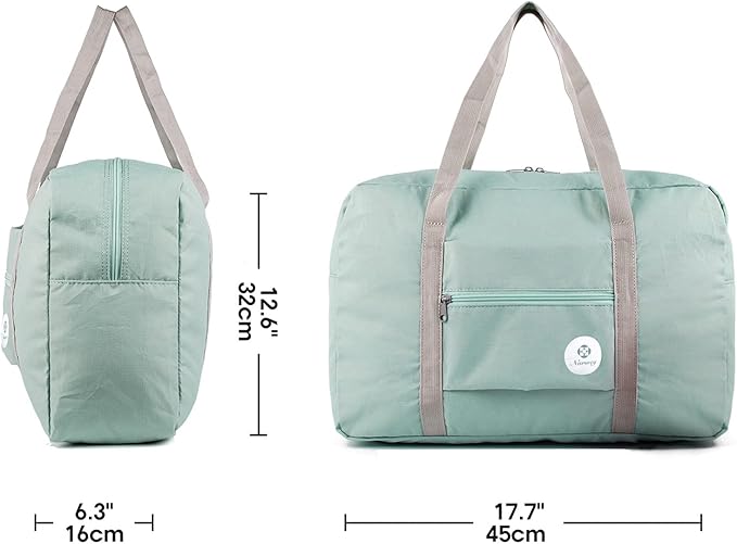 For Spirit Airlines Personal Item Bag 18x14x8 Foldable Travel Duffel Bag Tote Carry on Luggage Duffle Overnight for Women and Men
