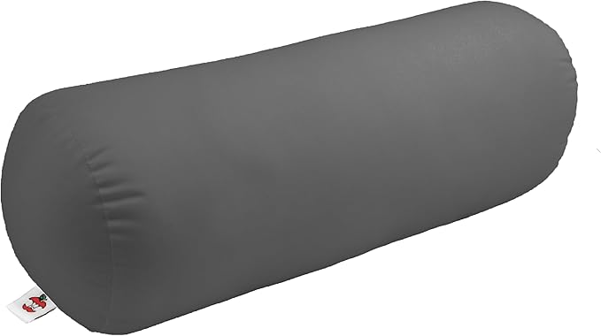 Core Products Jackson Roll Orthopedic Bolster Pillow - Neck, Back, Leg, Knee & Arm Support – Cervical & Lumbar Roll for Pain Relief, Spinal Alignment & Travel Comfort for Bed or Chair- Gray