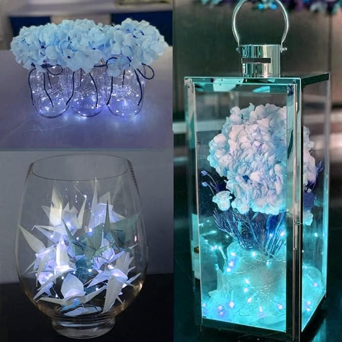 SOCO 12 Pack Fairy Lights Battery Operated, 7ft 20 Led Mason Jar Lights, Waterproof Fireflynew