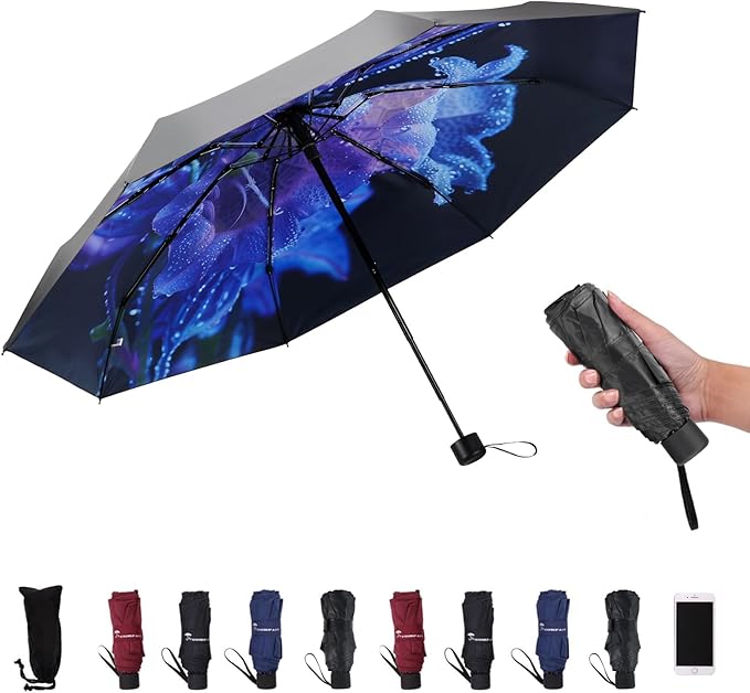 SY COMPACT Travel Umbrella - Lightweight Portable Mini Compact umbrellas-Factory outlet shop