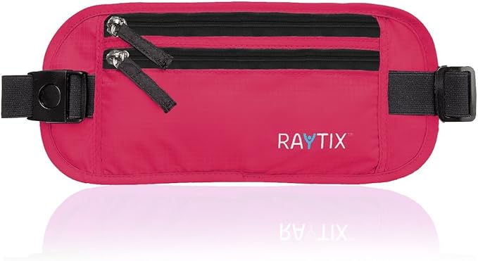 Money Belt For Travel Wallet Belt Passport Holder Travel Pouch to Protect You With RFID Transmissions –Secure, Hidden