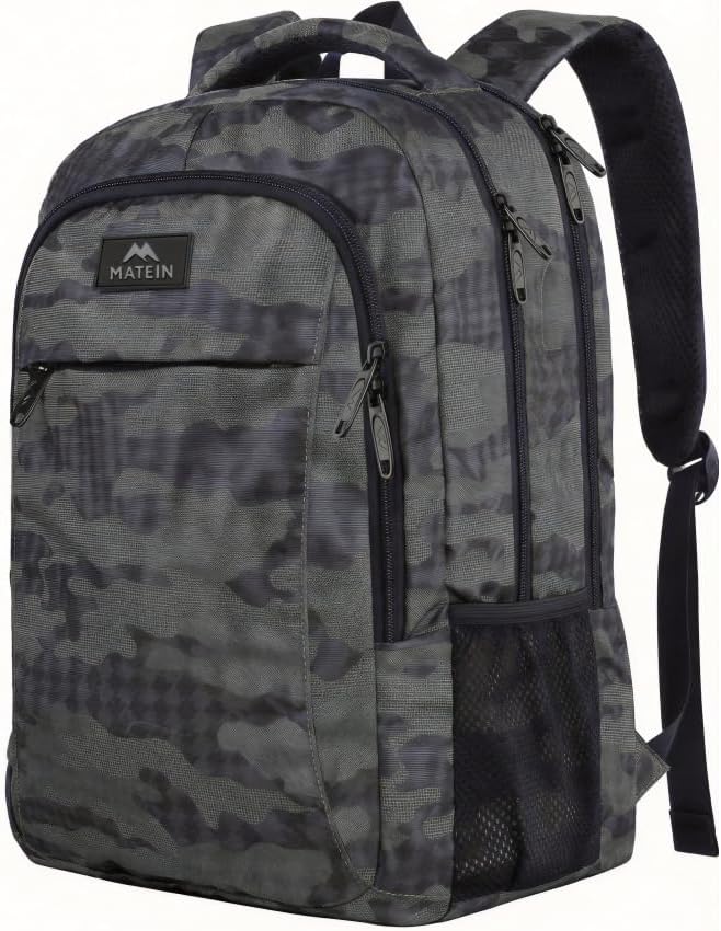 MATEIN 17.3 Inch Computer Backpack, Extra Large TSA Friendly Travel Laptop Backpack, Anti Theft Carry On Flight Approved Business Work College Backpack Bag for Men Women Gift