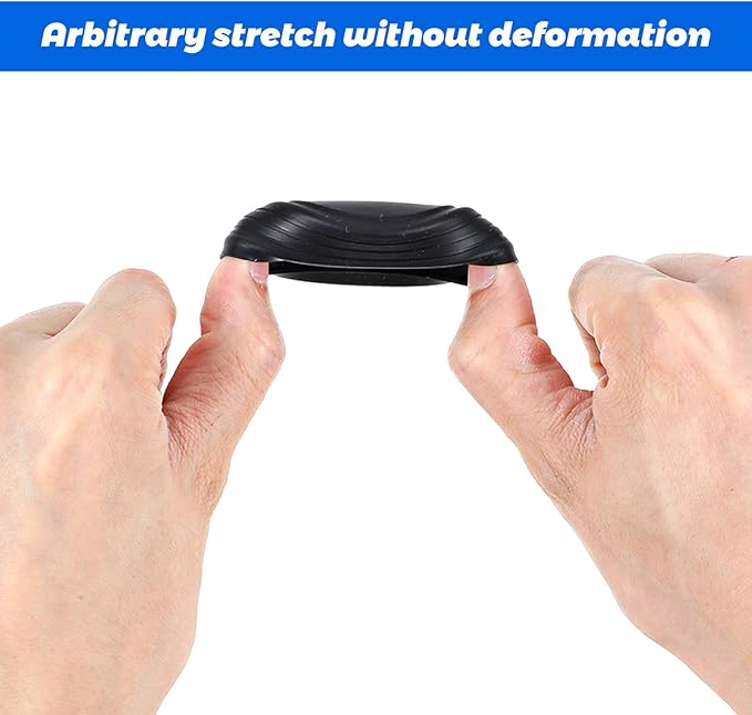 8pcs Suitcase Wheel Protectors, Luggage Wheel Protector Covers for 2-2.3 inchs, Soft Silicone Luggage Wheels Cover for Suitcase/Baggage/Trolley Case/Handbag, Black