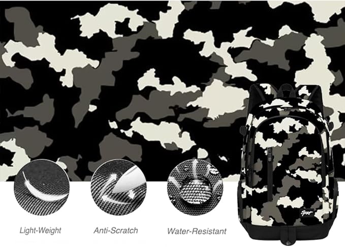 rickyh style School Backpack Travel Bag for Men & Women Lightweight College Back Pack with Laptop Compartmen
