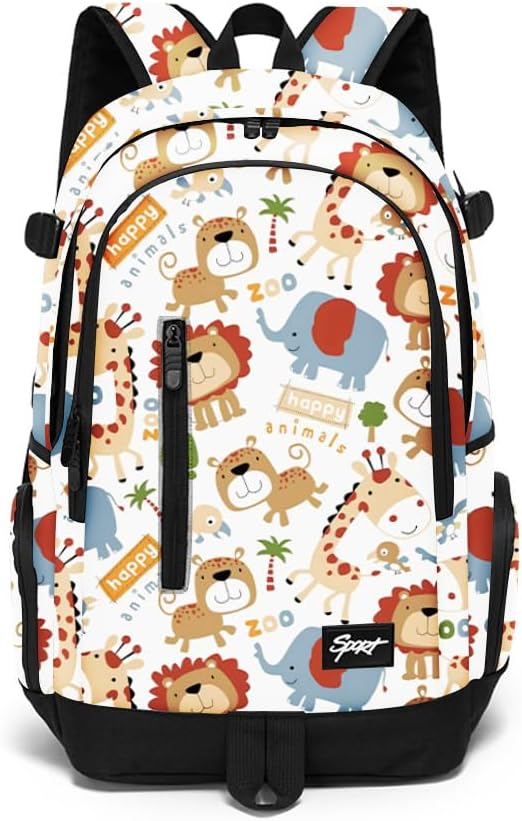 rickyh style School Backpack Travel Bag for Men & Women Lightweight College Back Pack with Laptop Compartmen