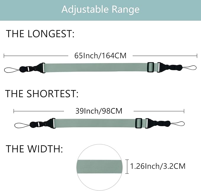 3 Pack Adjustable Shoulder Strap:Comfortable for iPad Strap Nylon Neck Lanyard for iPad/Samsung Tablet Case,Camera Binocular Crossbody Laptop Luggage Bag(Grey)