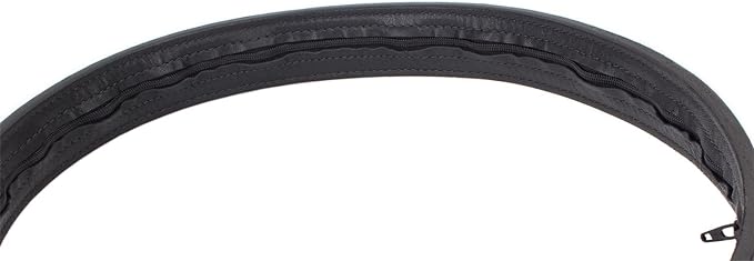 Hidden Money Pocket Travel Leather Belt (Size 42, Brown)