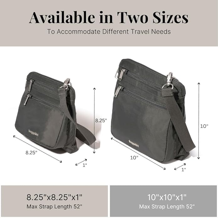 Baggallini womens Securtex Anti-theft Crossbody