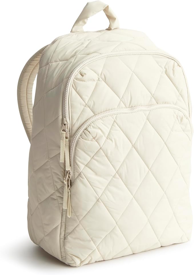 Vera Bradley Women's Featherweight Westover Hybrid Backpack, Pumice Stone, One Size