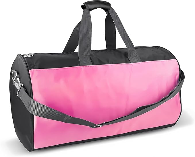 C&F BOGMOST Small Travel Duffel Bag Foldable Waterproof Gym Bag for Gym Beach Swim Bag Men Women Duffle Bag Lightweight Oxford Cloth Sports Bags-Pink