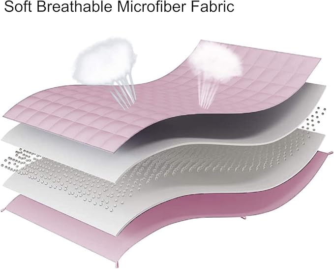 L'AGRATY Weighted Blanket - 80"x87" 20lbs Cooling Breathable Heavy Blanket Microfiber Material with Glass Beads for Adult All-Season Summer Fall Winter Soft Thick Comfort