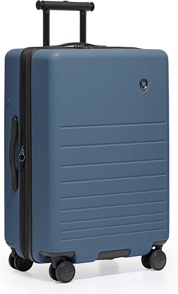 Traveler's Choice Markham Hardside Expandable Luggage with Hinomoto Spinner Wheels, 26-Inch Medium, Navy