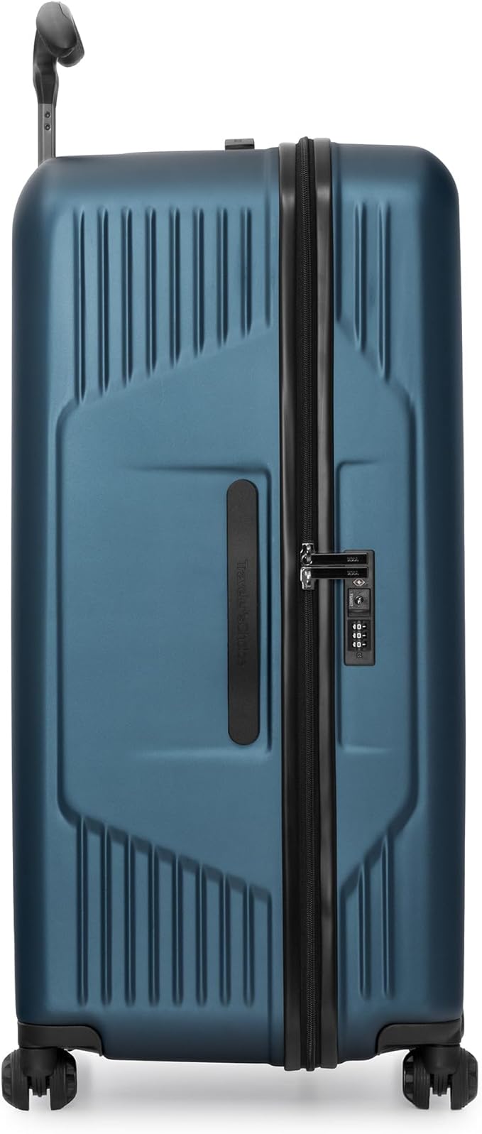 Traveler's Choice Ultimax II Polycarbonate Hardside Luggage with Spinner Wheels, Matte Navy, 31-Inch Large Trunk