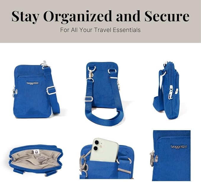 Baggallini Women's Securtex Anti-theft Activity Crossbody Bag