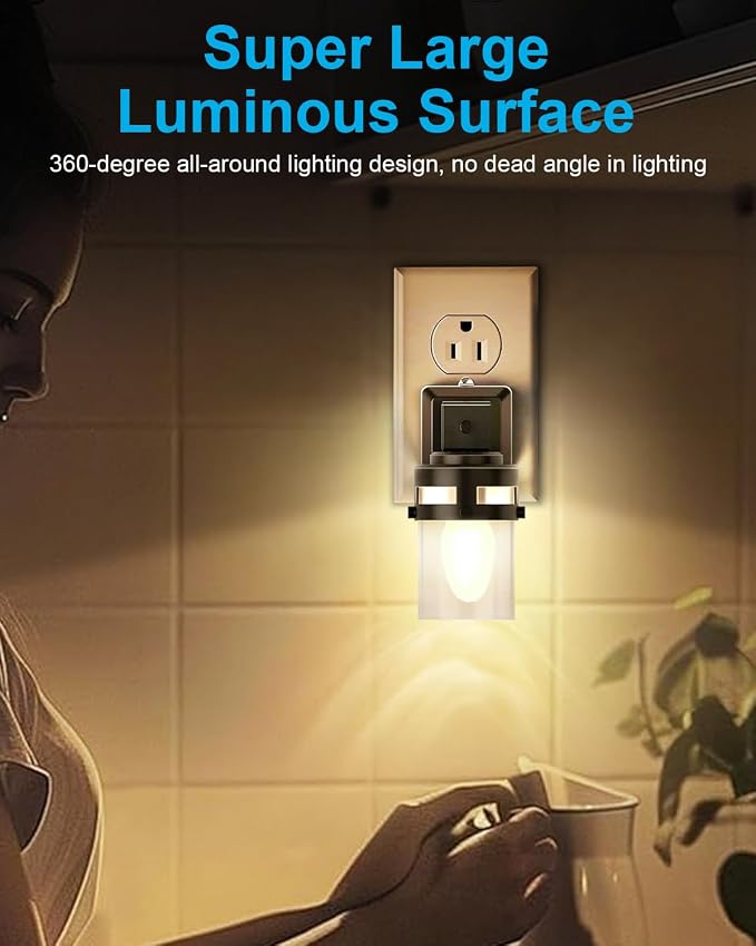 Night Light Bulb Warm White Replacement Bulbs - E12 Light Bulbs - 7Watt Incandescent Light Bulbs - 15 Packs Warm White Glow - Dimmable