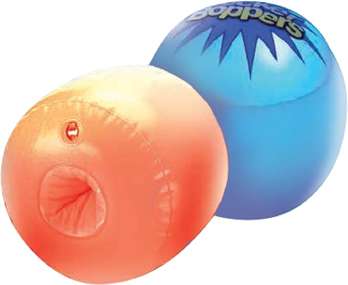 Socker Boppers Light Up Glow Games LED - One Pair Boppers – Impact Activated Light, Lights are Color Changing, Box and Bop, Durable Vinyl, Active Outlet That aids in Agility, Balance and Coordination