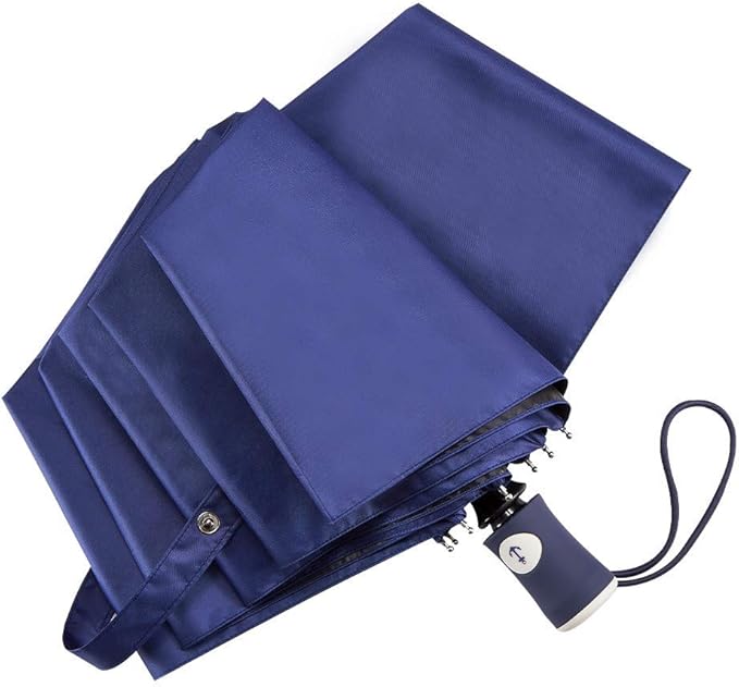 DBA FDJASGY Sun Umbrella Compact Folding Travel Umbrella Auto Open and Close for Windproof, Rainproof & 99.9% UV Protection Parasol with Black Anti-UV Coating
